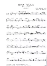 télécharger la partition d'accordéon Estoy perdido (Estou perdido) (Arrangement : Gioia Jr) (Boléro) au format PDF