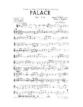 scarica la spartito per fisarmonica Palace (Arrangement : Théo Lecomte) (Fox Trot) in formato PDF