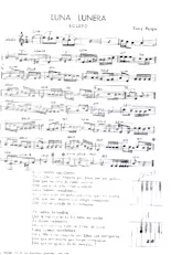 télécharger la partition d'accordéon Luna lunera (Boléro) au format PDF
