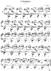descargar la partitura para acordeón 24 Préludes  (Piano) en formato PDF