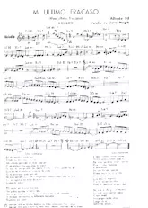 scarica la spartito per fisarmonica Mi ultimo fracaso (Meu ultimo fracasso) (Arrangement : Julio Nagib) (Boléro) in formato PDF