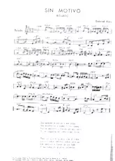 descargar la partitura para acordeón Sin motivo (Boléro) en formato PDF