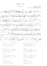 télécharger la partition d'accordéon Sin ti (Arrangement : Rodolfo Vila) (Boléro) au format PDF
