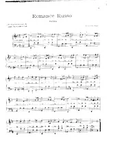télécharger la partition d'accordéon Romance Russo (Romance Russe) (Arrangement pour accordéon de Mario Mascarenhas) (Valse Russe) au format PDF