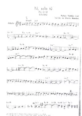 télécharger la partition d'accordéon Tú Solo tú (Tu Só tu) (Arrangement : Mario Mendes) (Boléro) au format PDF