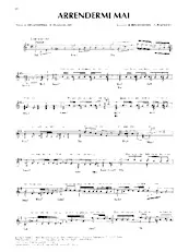 descargar la partitura para acordeón Arrendermi mai (Slow) en formato PDF