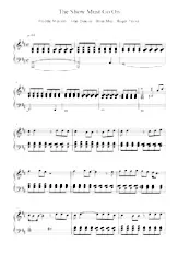 Partituras-acordeon.com | Partitura The Show Must Go On (Chant Queen) ( Piano) par Freddie Mercury para descargar para acordeón en PDF