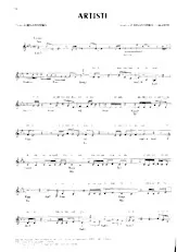 descargar la partitura para acordeón Artisti (Slow) en formato PDF