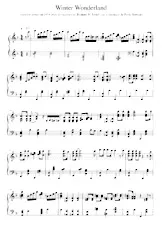 descargar la partitura para acordeón Winter Wonderland (Piano) en formato PDF
