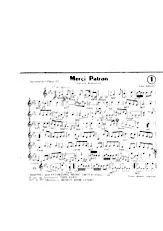 scarica la spartito per fisarmonica Merci Patron (Chant : Les Charlots) (Marche) in formato PDF