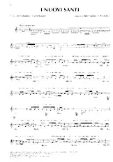 scarica la spartito per fisarmonica I Nuovi Santi (Disco Rock) in formato PDF