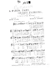 télécharger la partition d'accordéon A Paris dans chaque faubourg (Du Film Sonore : 14 Juillet) (Valse Chantée) au format PDF