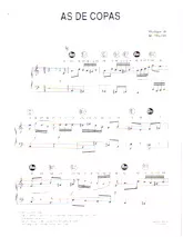 scarica la spartito per fisarmonica As de copas (Tango) in formato PDF