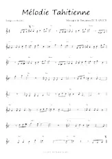 download the accordion score Mélodie Tahitienne (Boléro) in PDF format