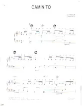 télécharger la partition d'accordéon Caminito (Tango) au format PDF