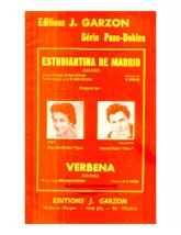 télécharger la partition d'accordéon Estudiantina de Madrid (Chant : Olga Alba Barreto / Antonio Molina) (Orchestration Complète) (Paso Doble) au format PDF
