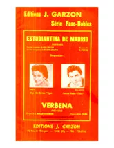 scarica la spartito per fisarmonica Estudiantina de Madrid (Chant : Olga Alba Barreto / Antonio Molina) (Orchestration Complète) (Paso Doble) in formato PDF