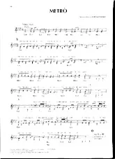 descargar la partitura para acordeón Metrò (Disco Rock) en formato PDF