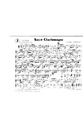 descargar la partitura para acordeón Sacré Charlemagne (Chant : France Gall) (Marche) en formato PDF