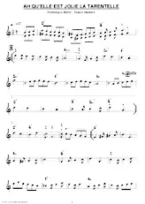 download the accordion score Ah qu'elle est jolie la tarentelle in PDF format