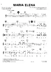 télécharger la partition d'accordéon Maria Elena (Chant : Tino Rossi / Rose Avril) (Slow Boléro) au format PDF