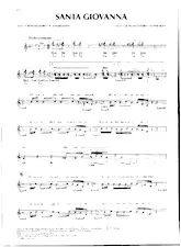 télécharger la partition d'accordéon Santa Giovanna (Soul Rock) au format PDF
