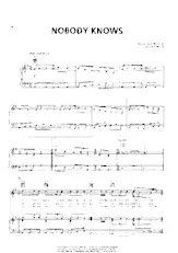 descargar la partitura para acordeón Nobody knows (Interprètes : The Allman Brothers Band) (Jazz Rock) en formato PDF