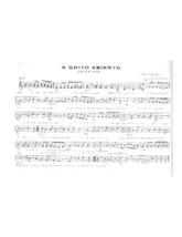 télécharger la partition d'accordéon A grito abierto (Cancion Mexicana) au format PDF