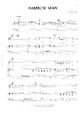 scarica la spartito per fisarmonica Ramblin' man (Interprètes : The Allman Brothers Band) in formato PDF