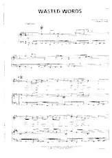 télécharger la partition d'accordéon Wasted words (Inteprètes : The Allman Brothers Band) au format PDF