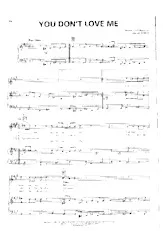 télécharger la partition d'accordéon You don't love me (Interprètes : The Allman Brothers Band) (Fast Blues) au format PDF