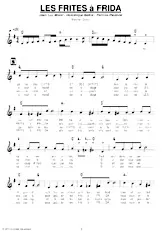 télécharger la partition d'accordéon Les frites à Frida (Marche Disco chantée) au format PDF