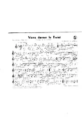 télécharger la partition d'accordéon Viens danser le twist (Chant : Johnny Hallyday) au format PDF