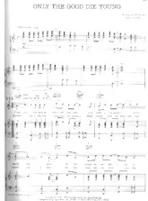 scarica la spartito per fisarmonica Only the good die young (shuffle) in formato PDF