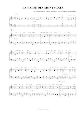 download the accordion score La valse des montagnes in PDF format