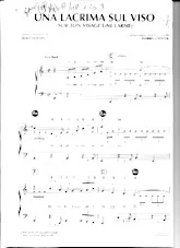 télécharger la partition d'accordéon Una lacrima sul viso (Sur ton visage une larme) (Chant : Lucky Blondo) (Slow Rock) au format PDF