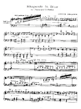 télécharger la partition d'accordéon Rhapsody In Blue (For Piano and Orchestra) au format PDF