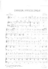 télécharger la partition d'accordéon Chanson hypocalorique au format PDF