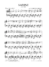 download the accordion score Sabine (Marche) in PDF format