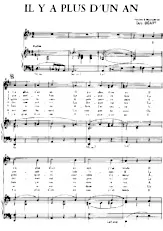 download the accordion score Il y a plus d'un an in PDF format