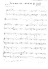 descargar la partitura para acordeón Les souvenirs ça va ça vient en formato PDF