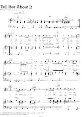 télécharger la partition d'accordéon Tell her about it (Swing) au format PDF