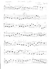 download the accordion score Ça marche Ginette (Partition Manuscrite) in PDF format