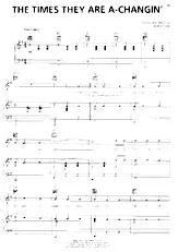 télécharger la partition d'accordéon The times they are a-changin' (Chant : Billy Joel) (Valse) au format PDF