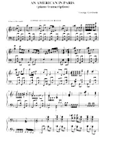 télécharger la partition d'accordéon An American In Paris (Un Américain à Paris) (Piano Transcription) au format PDF