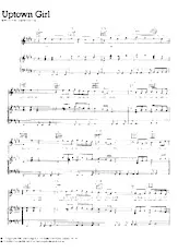télécharger la partition d'accordéon Uptown girl (Swing Rock) au format PDF