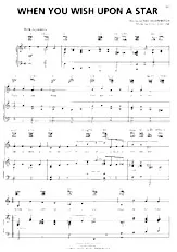 télécharger la partition d'accordéon When you wish upon a star (Interprète : Billy Joel) (Slow Fox-Trot) au format PDF