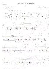 download the accordion score Amor Amor Amor (Arrangement pour accordéon de Angela Winterstein) (Chant : Bing Crosby / Ben E King / Tino Rossi / Luis Mariano / Marie José / Victoria Marino) (Beguine) in PDF format