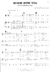 télécharger la partition d'accordéon Where were you (on our wedding day) (Interprète : Billy Joel) (Rock Shuffle) au format PDF