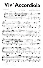 scarica la spartito per fisarmonica Viv' Accordiola (Arrangement : Jean Degeorge) (Paso Doble) in formato PDF